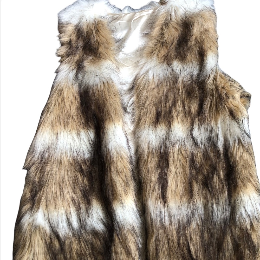 Faux fur vest from Amazon